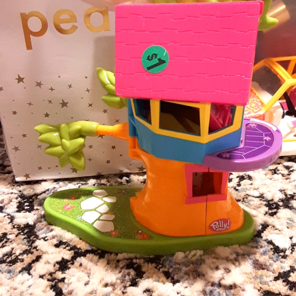 Polly Pocket Vintage 2002 Magnetic Treetop Club House Tree House